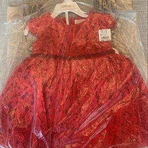 Disney TuTu Couture New w/tags Red Lace Dress size 18 months Halloween & Party!